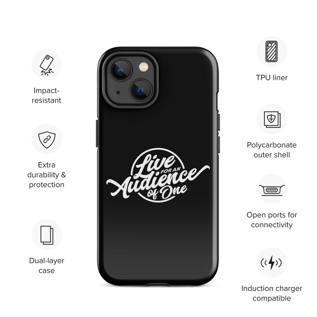 Christian Phone Case Audience of One Black for iPhone® iPhone® Phone Cases   