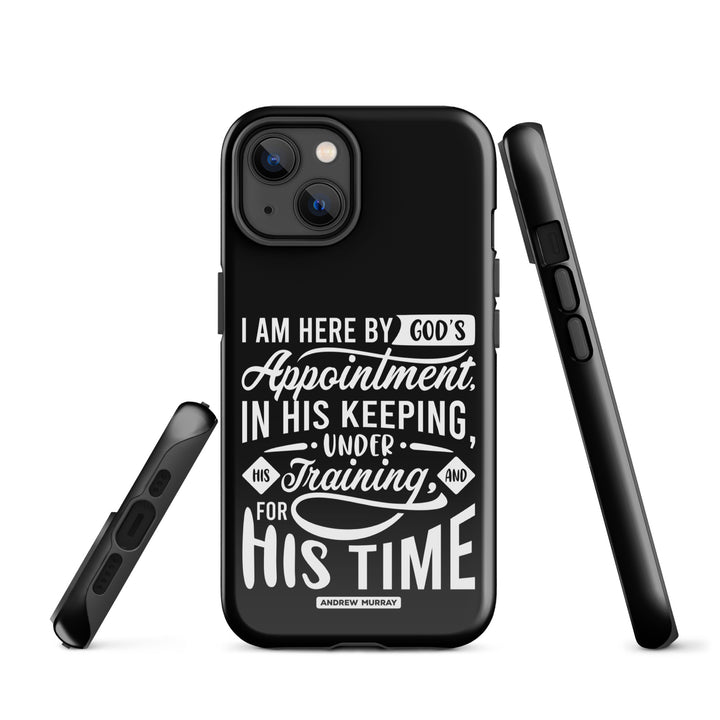 Christian Phone Case His Time Black for iPhone® iPhone® Phone Cases   