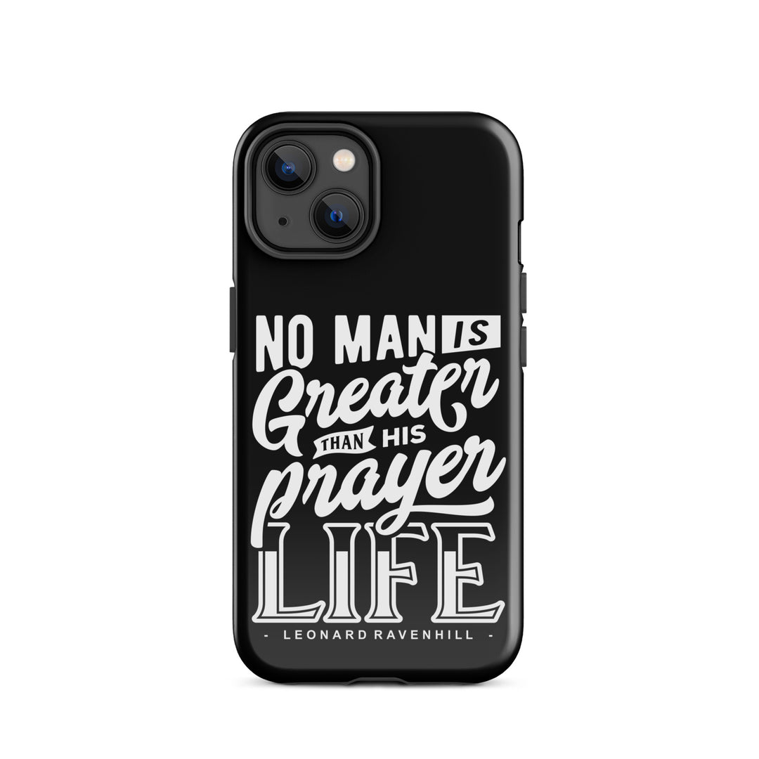 Christian Phone Case Prayer Life Black for iPhone® iPhone® Phone Cases Glossy iPhone 14 