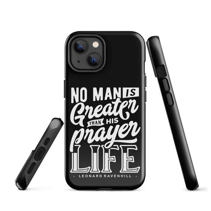 Christian Phone Case Prayer Life Black for iPhone® iPhone® Phone Cases   