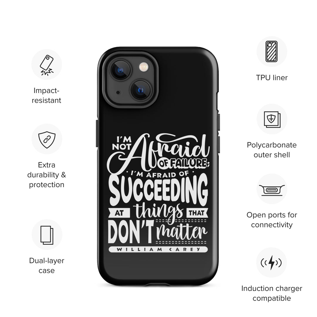 Christian Phone Case Things That Matter Black for iPhone® iPhone® Phone Cases   