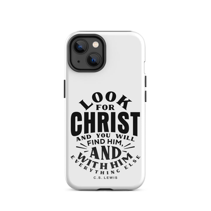 Christian Phone Case Look For Christ White for iPhone® iPhone® Phone Cases Glossy iPhone 14 