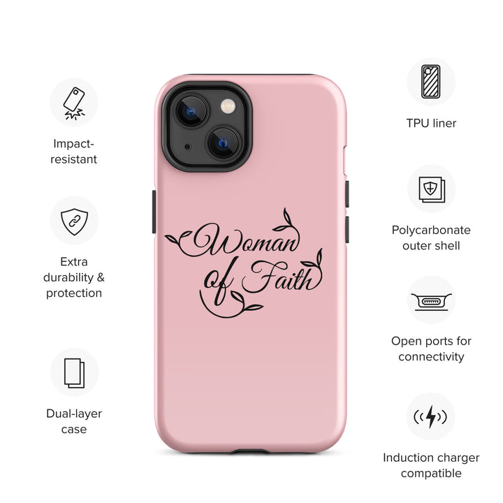 Christian Phone Case Woman of Faith Pink for iPhone® iPhone® Phone Cases   