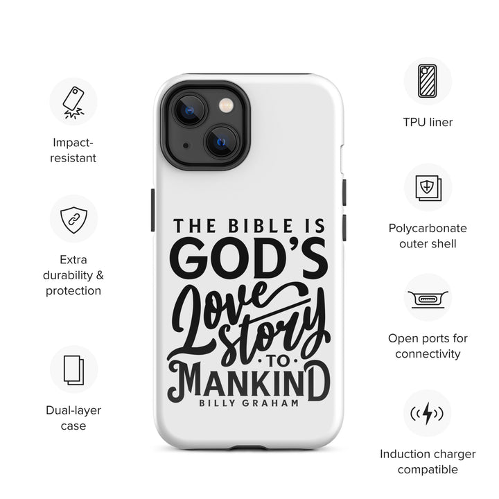 Christian Phone Case God's Love Story White for iPhone® iPhone® Phone Cases   