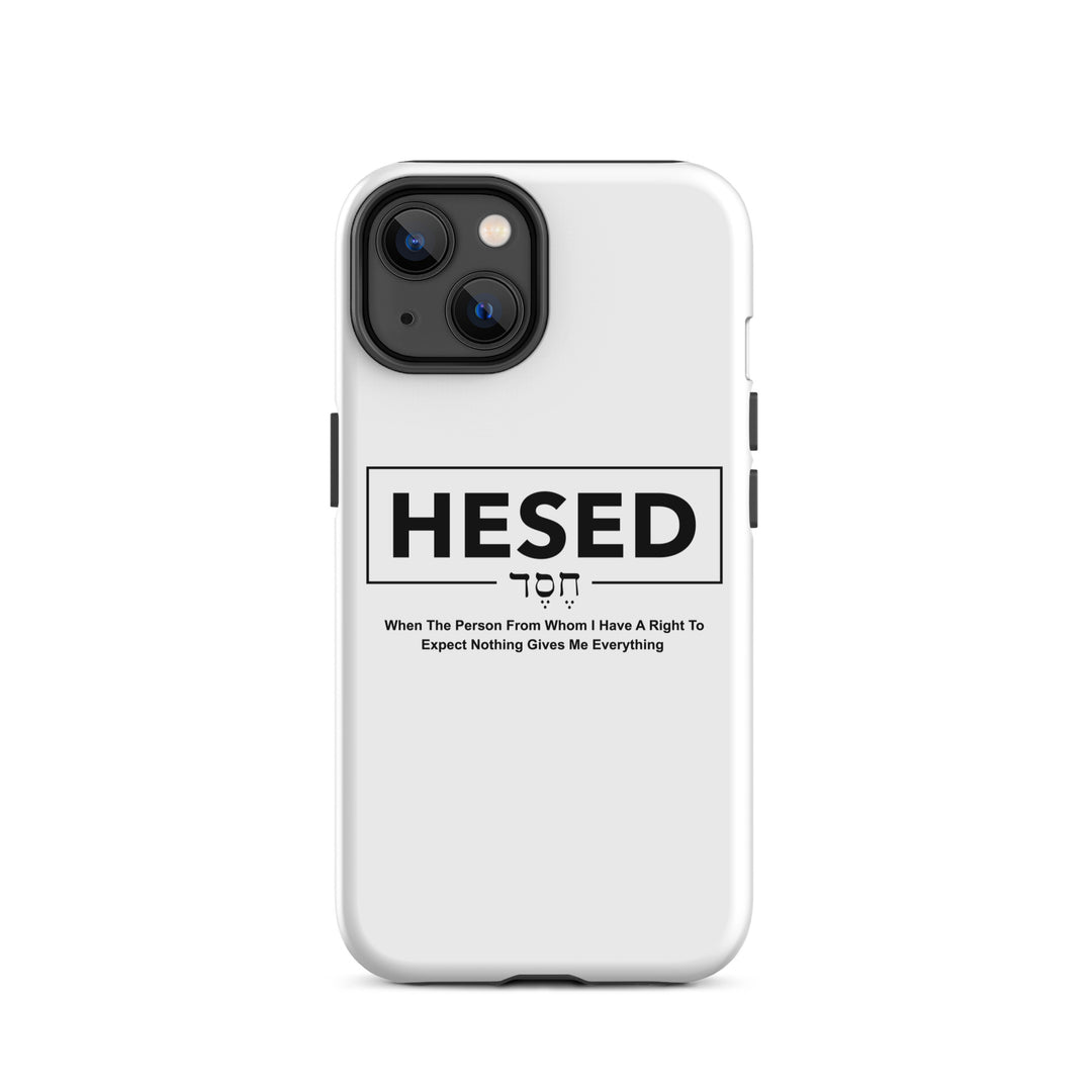 Christian Phone Case Hesed Everything White for iPhone® iPhone® Phone Cases Glossy iPhone 14 