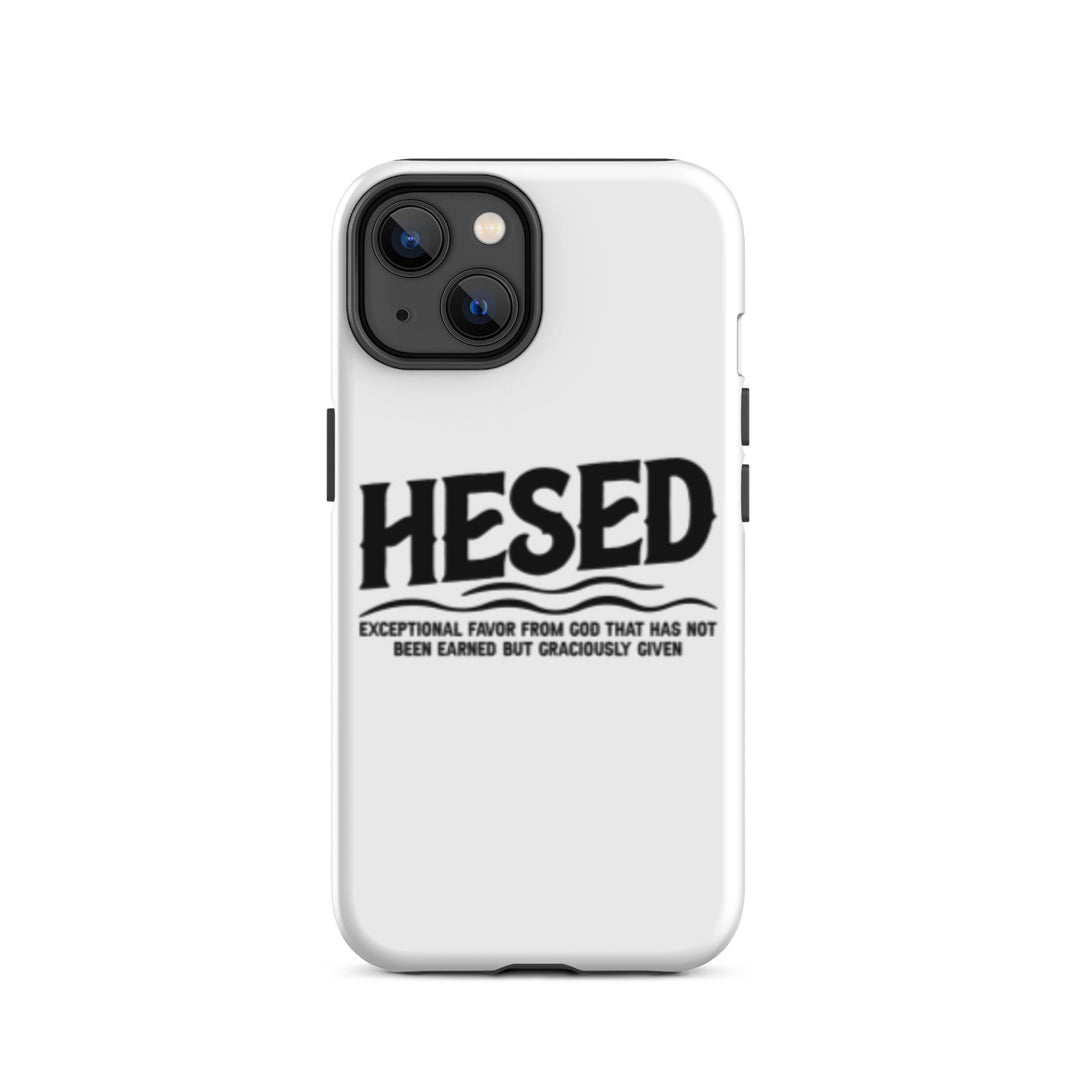 Christian Phone Case Hesed Exceptional Favor White for iPhone® iPhone® Phone Cases Glossy iPhone 14 