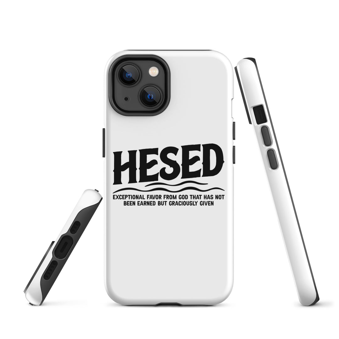 Christian Phone Case Hesed Exceptional Favor White for iPhone® iPhone® Phone Cases   