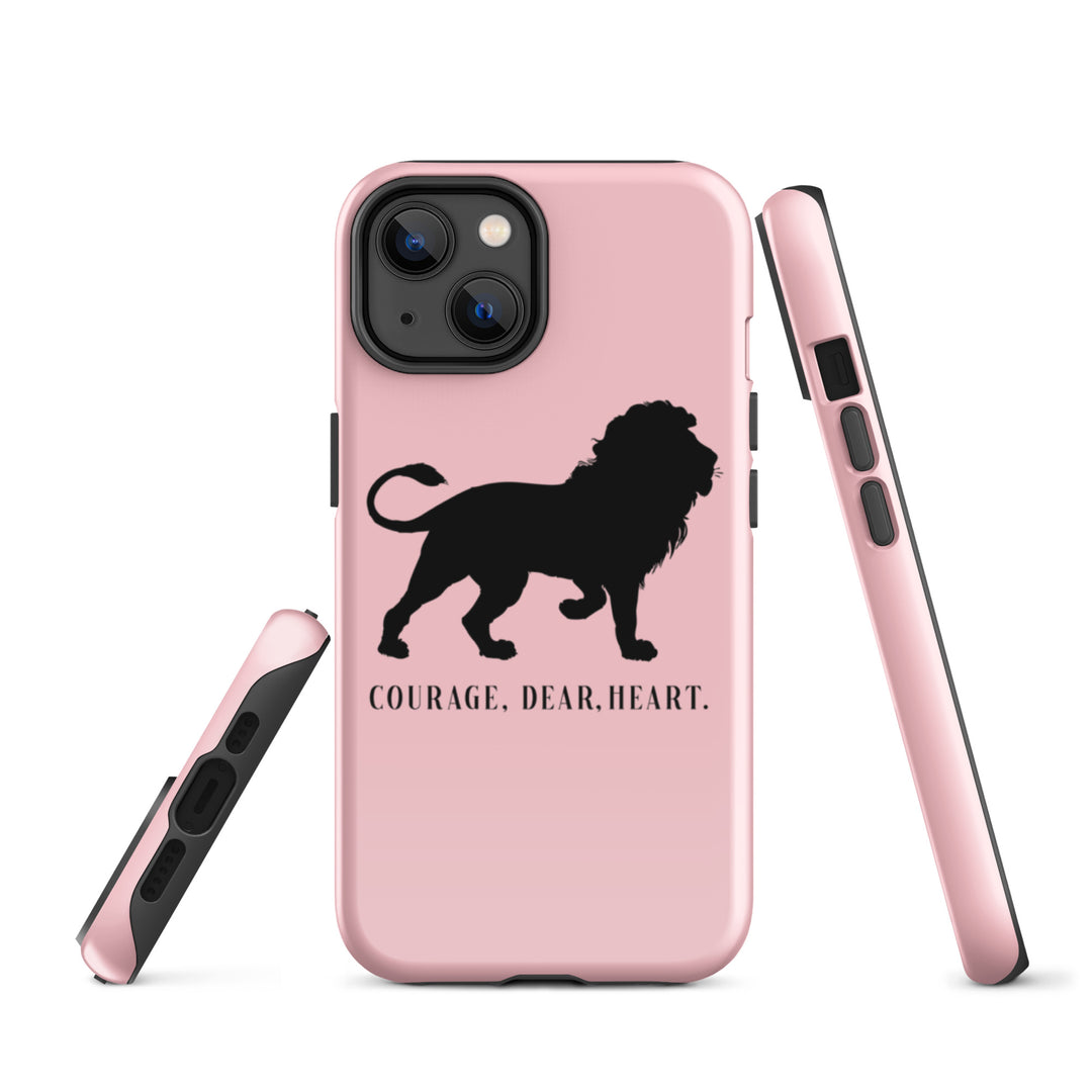 Christian Phone Case Courage Dear Heart Pink for iPhone® iPhone® Phone Cases   