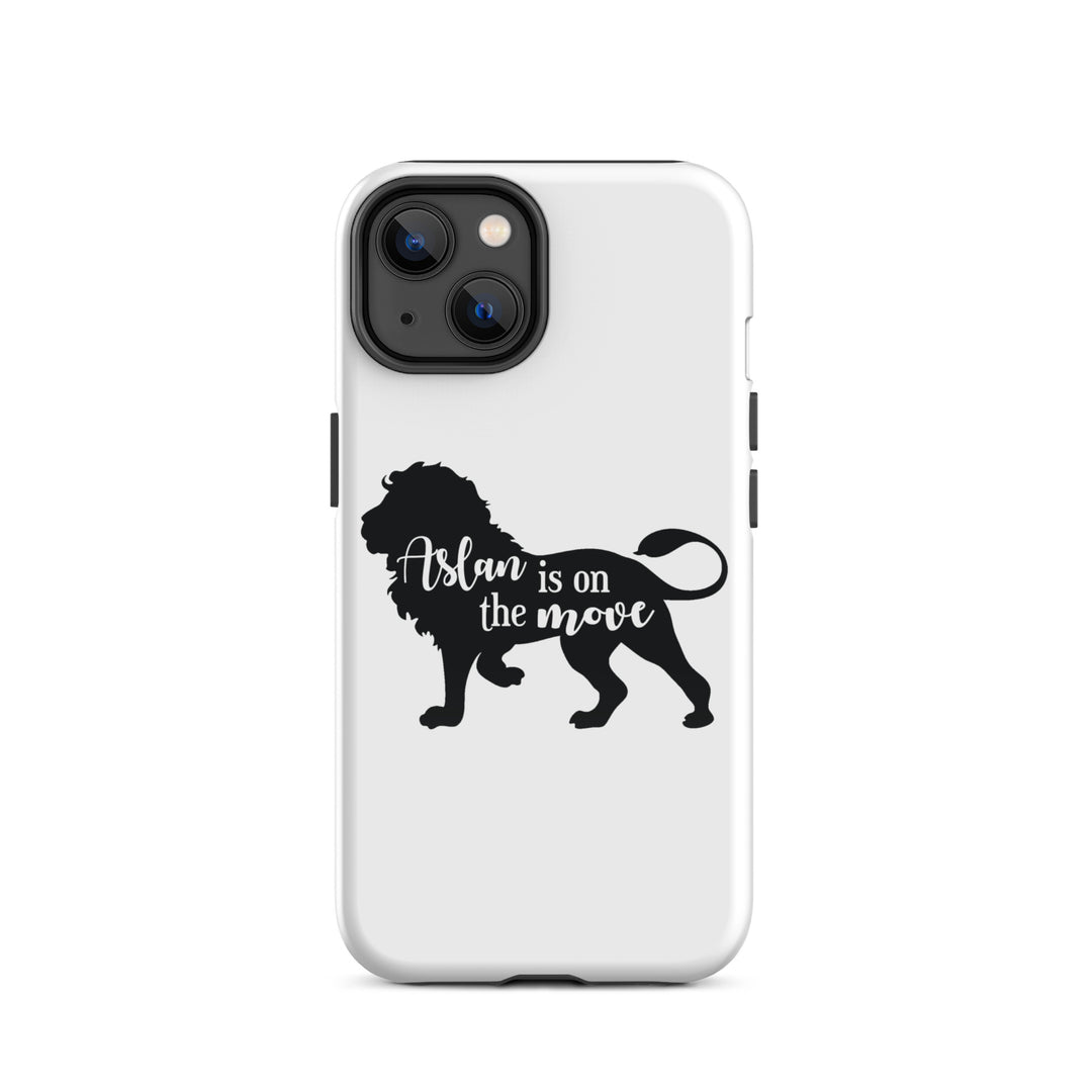 Christian Phone Case Aslan Is On The Move White for iPhone® iPhone® Phone Cases Glossy iPhone 14 