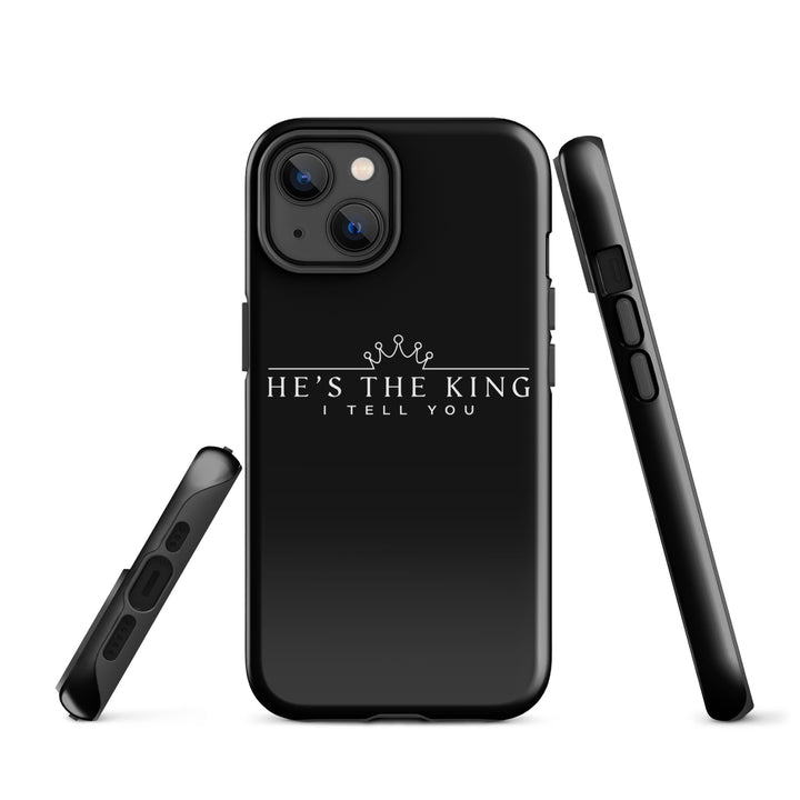 Christian Phone Case He's The King Black for iPhone® iPhone® Phone Cases   