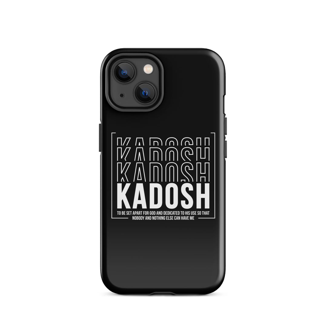 Christian Phone Case Kadosh Dedicated To His Use Black for iPhone® iPhone® Phone Cases Glossy iPhone 14 