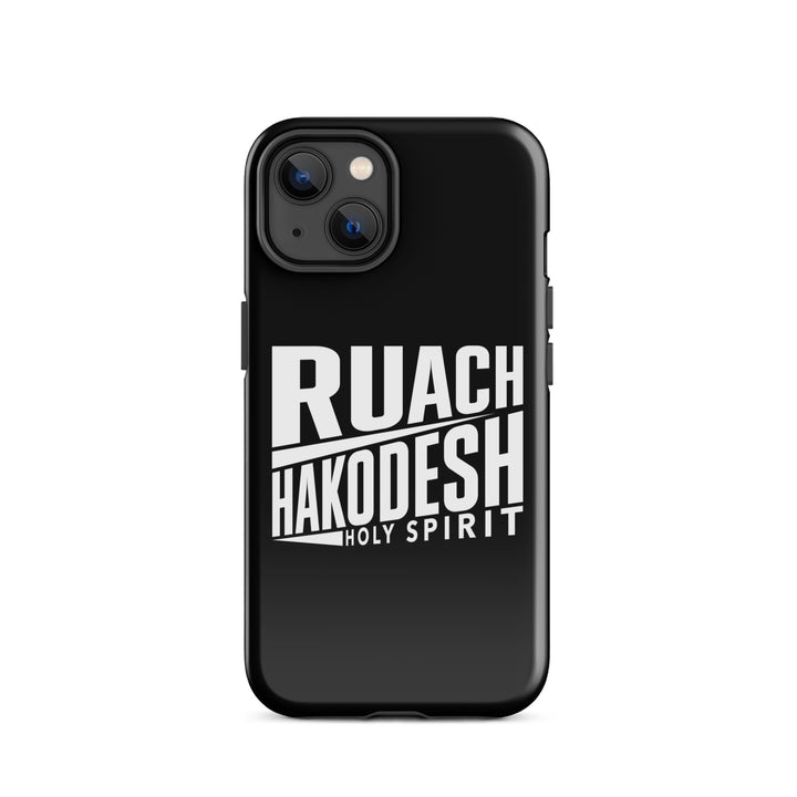 Christian Phone Case Ruach Hakodesh Holy Spirit Black for iPhone® iPhone® Phone Cases Glossy iPhone 14 