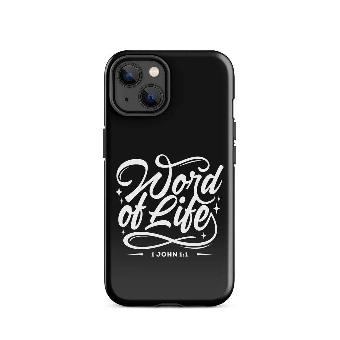 Christian Phone Case Word of Life Black for iPhone® iPhone® Phone Cases Glossy iPhone 14 