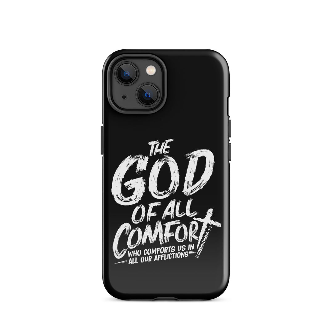 Christian Phone Case God of All Comfort Black for iPhone® iPhone® Phone Cases Glossy iPhone 14 