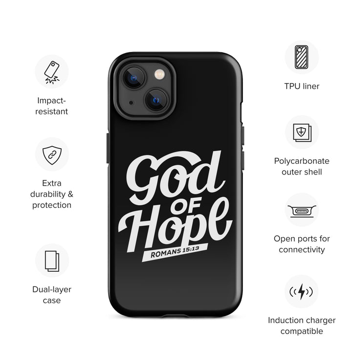 Christian Phone Case God of Hope Black for iPhone® iPhone® Phone Cases   