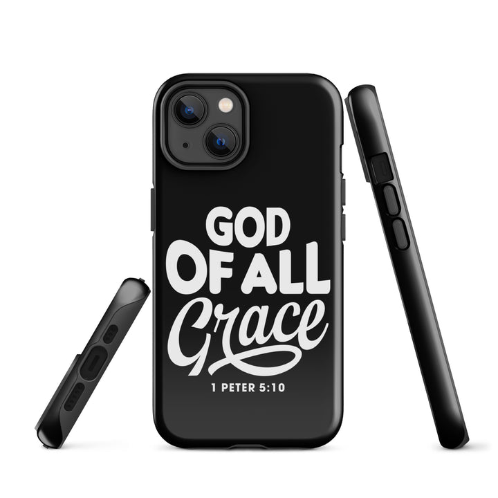 Christian Phone Case God of All Grace Black for iPhone® iPhone® Phone Cases   