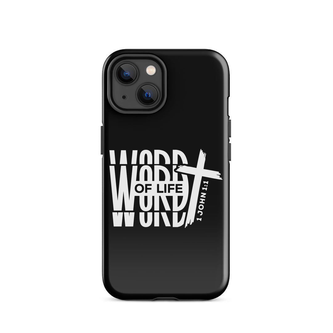 Christian Phone Case Word of Life Black for iPhone® iPhone® Phone Cases Glossy iPhone 14 