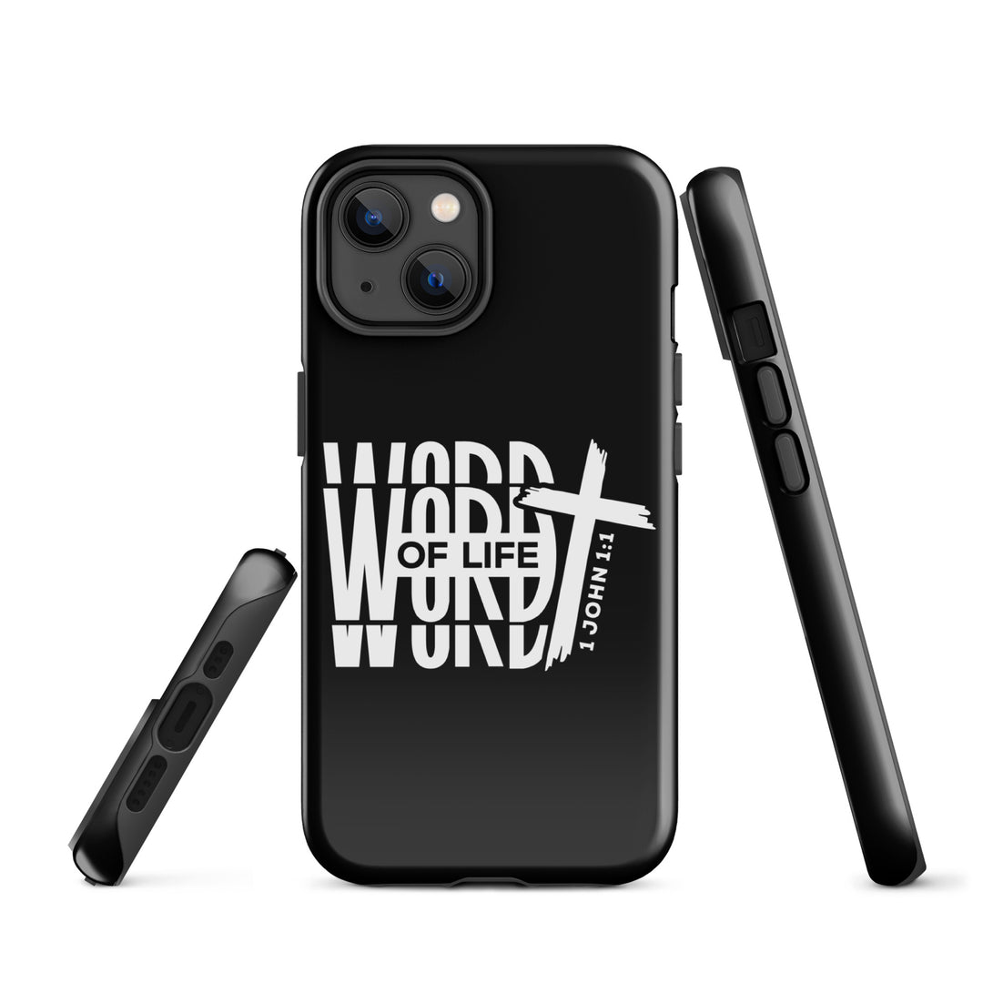 Christian Phone Case Word of Life Black for iPhone® iPhone® Phone Cases   