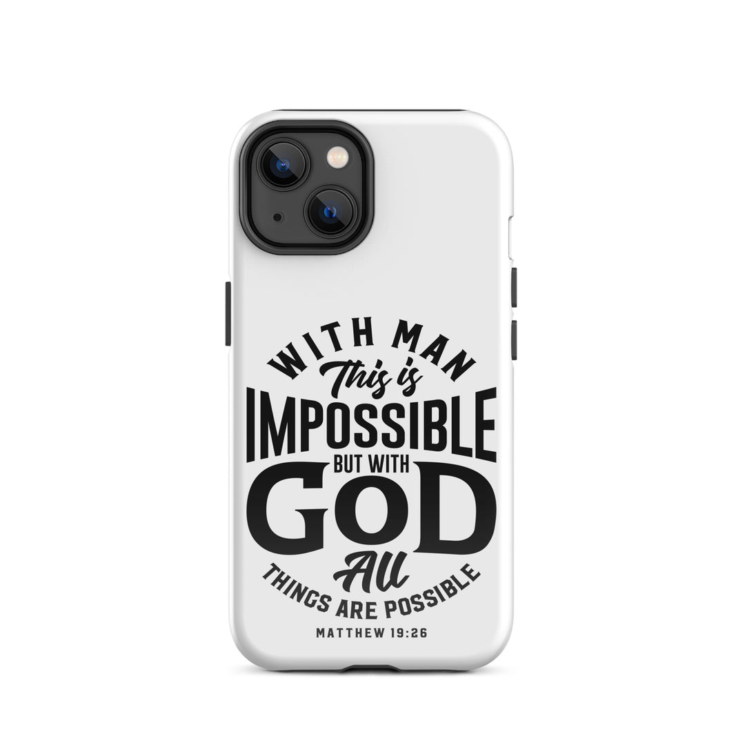 Christian Phone Case All Things Possible White for iPhone® iPhone® Phone Cases Glossy iPhone 14 