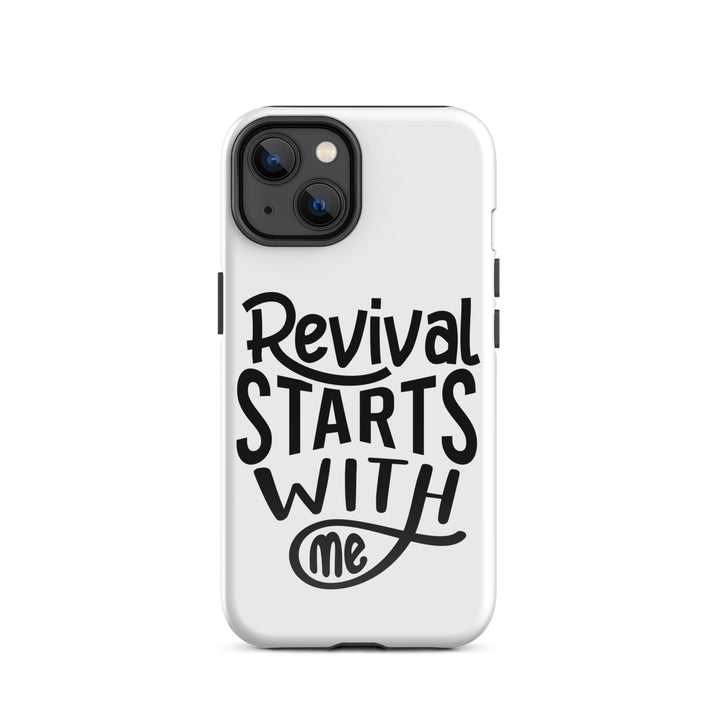 Christian Phone Case Revival Starts With Me White for iPhone® iPhone® Phone Cases Glossy iPhone 14 