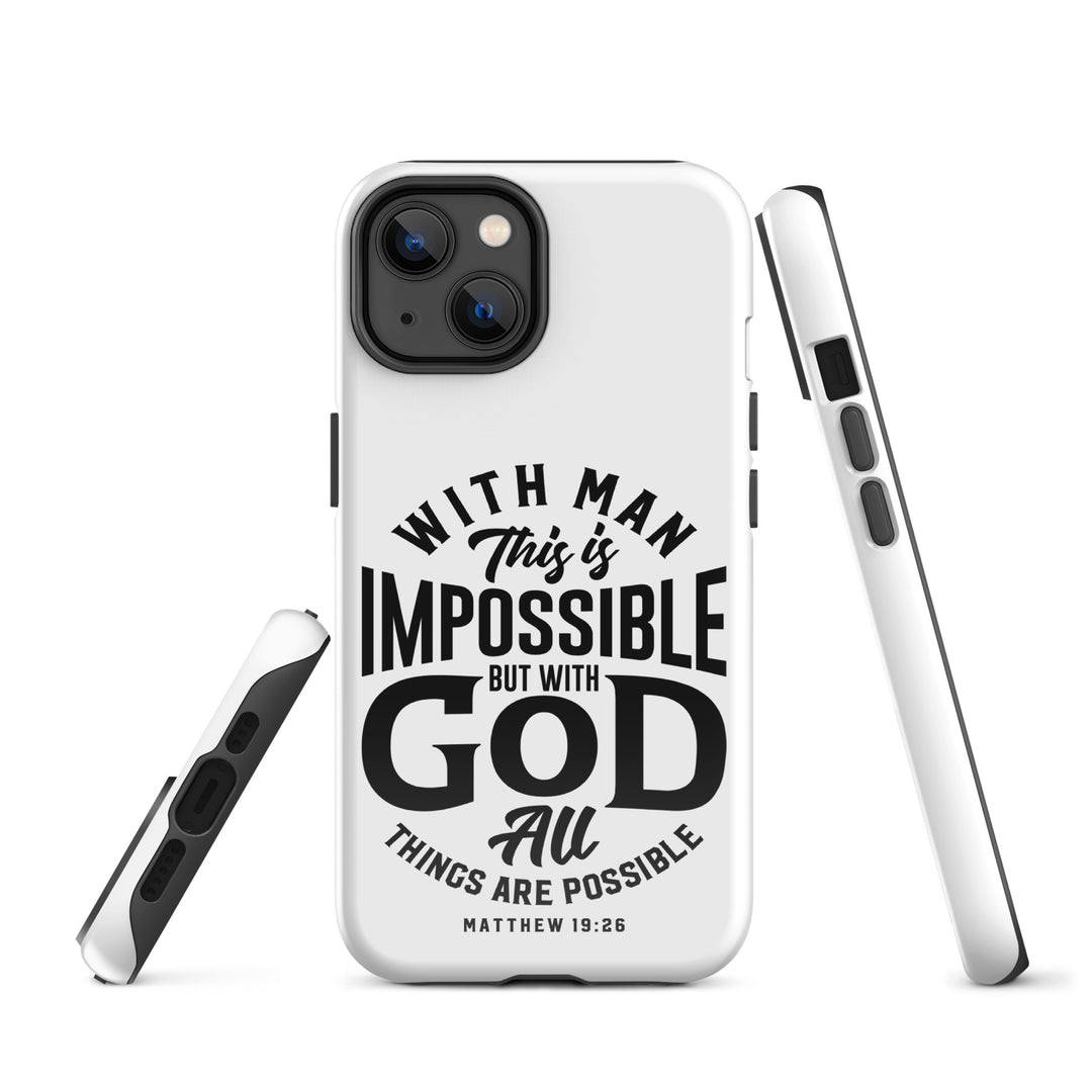 Christian Phone Case All Things Possible White for iPhone® iPhone® Phone Cases   