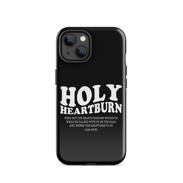 Christian Phone Case Holy Heartburn Black for iPhone® iPhone® Phone Cases Glossy iPhone 14 