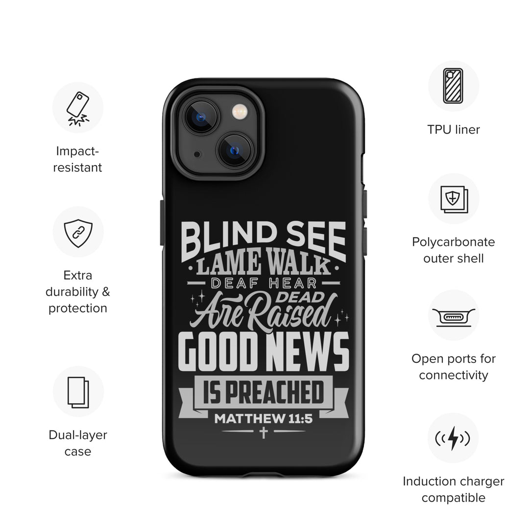 Christian Phone Case Go Tell John Black for iPhone® iPhone® Phone Cases   