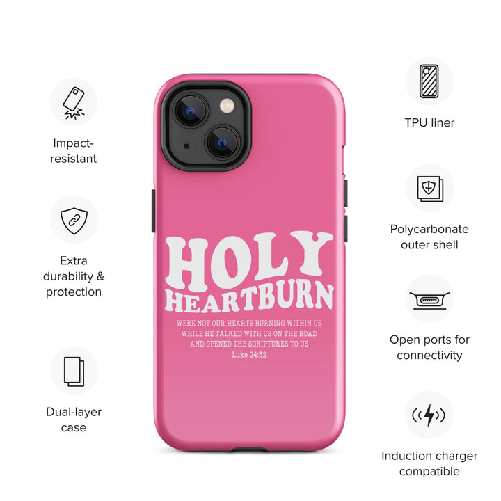 Christian Phone Case Holy Heartburn Pink  for iPhone® iPhone® Phone Cases   