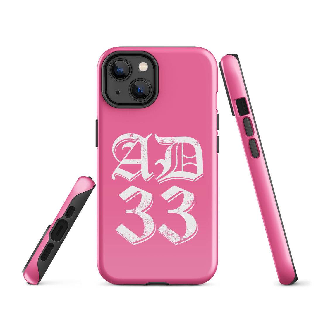 Christian Phone Case AD 33 Old English Pink for iPhone® iPhone® Phone Cases   