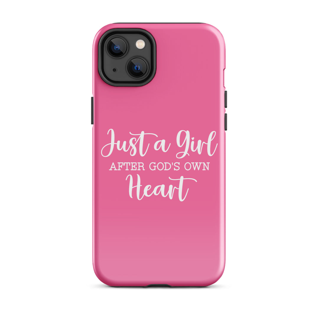 Christian Phone Case Girl After God's Heart for iPhone® iPhone® Phone Cases Glossy iPhone 14 Plus 