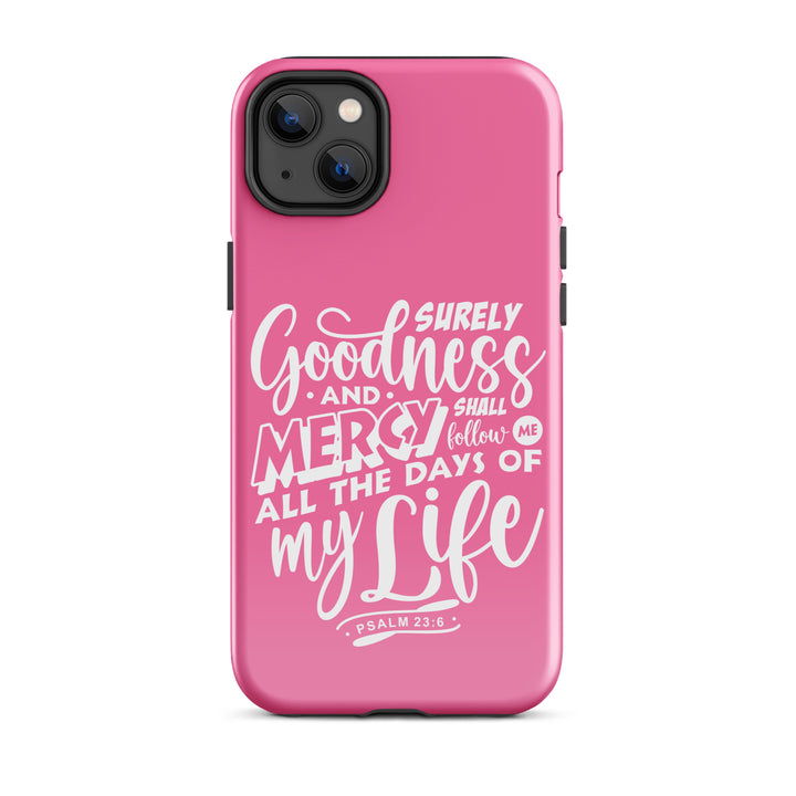 Christian Phone Case Goodness and Mercy for iPhone® iPhone® Phone Cases Glossy iPhone 14 Plus 