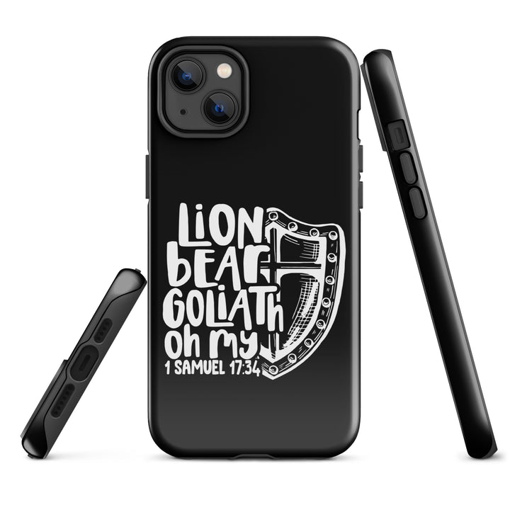 Christian Phone Case Lion Bear Goliath Oh My for iPhone® iPhone® Phone Cases   