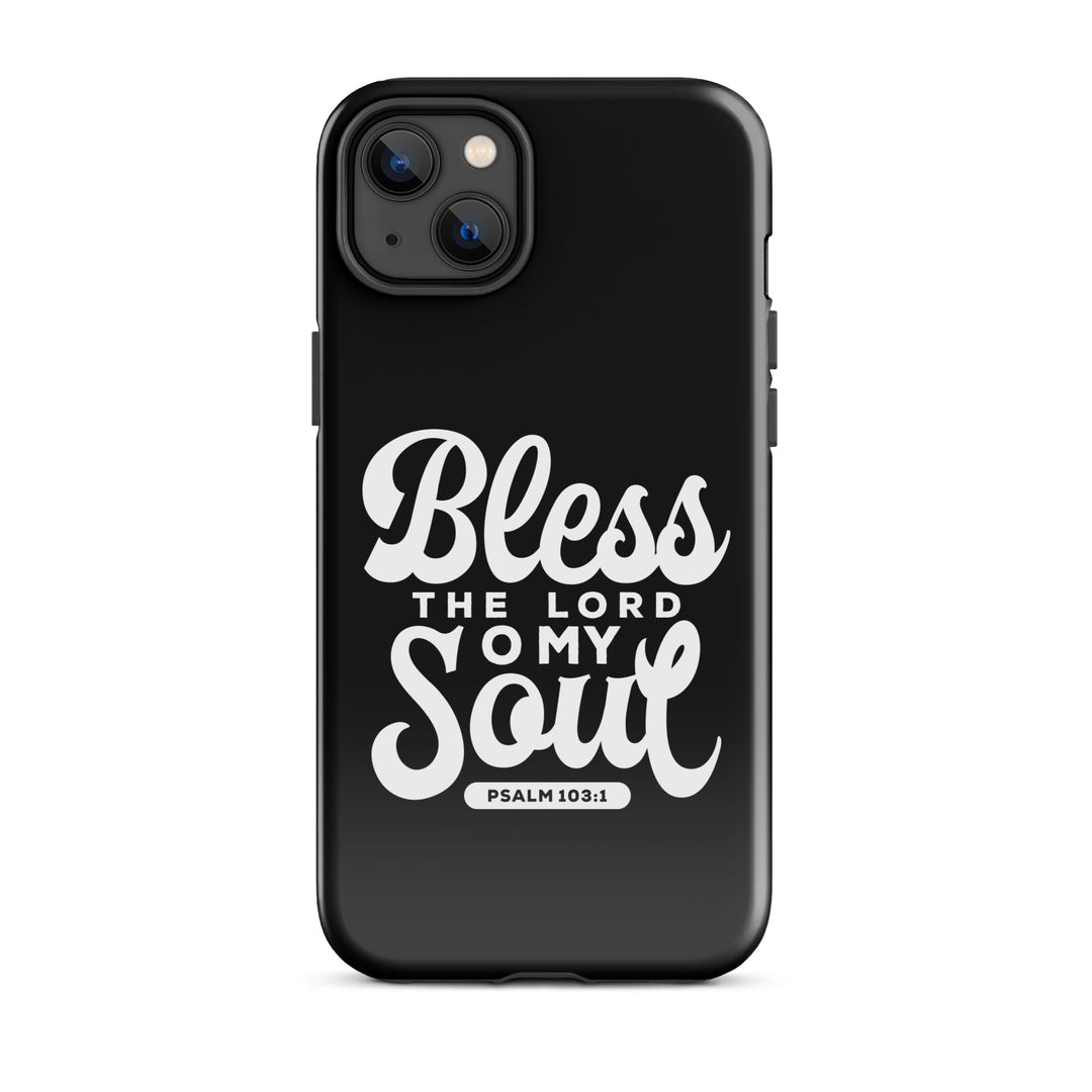 Christian Phone Case Bless The Lord Tough for iPhone® iPhone® Phone Cases Glossy iPhone 14 Plus 