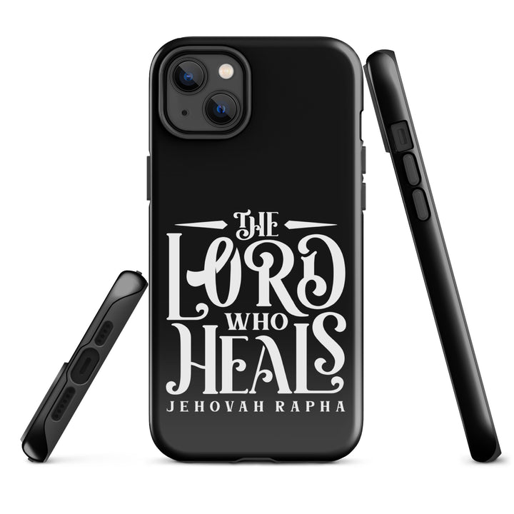 Christian Phone Case The Lord Who Heals Black for iPhone® iPhone® Phone Cases   