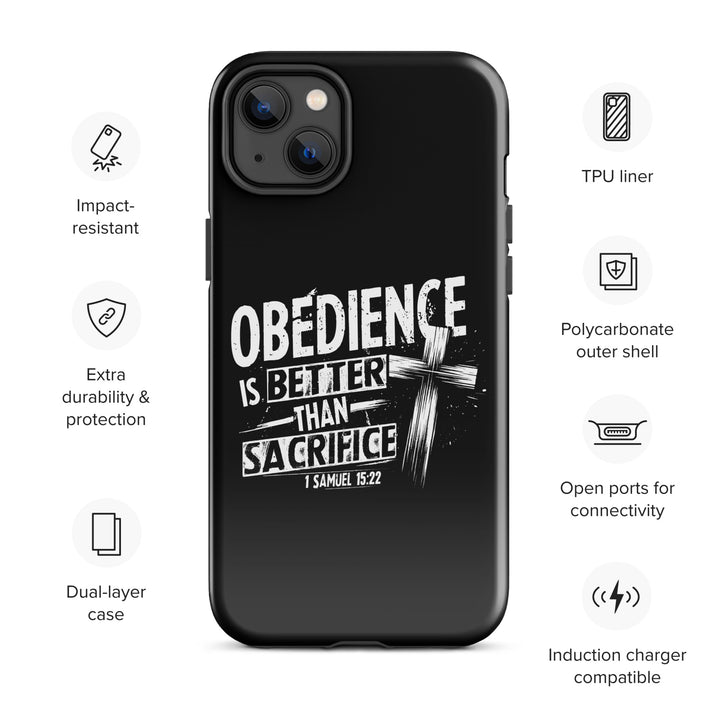 Christian Phone Case Obedience Is Better for iPhone® iPhone® Phone Cases   