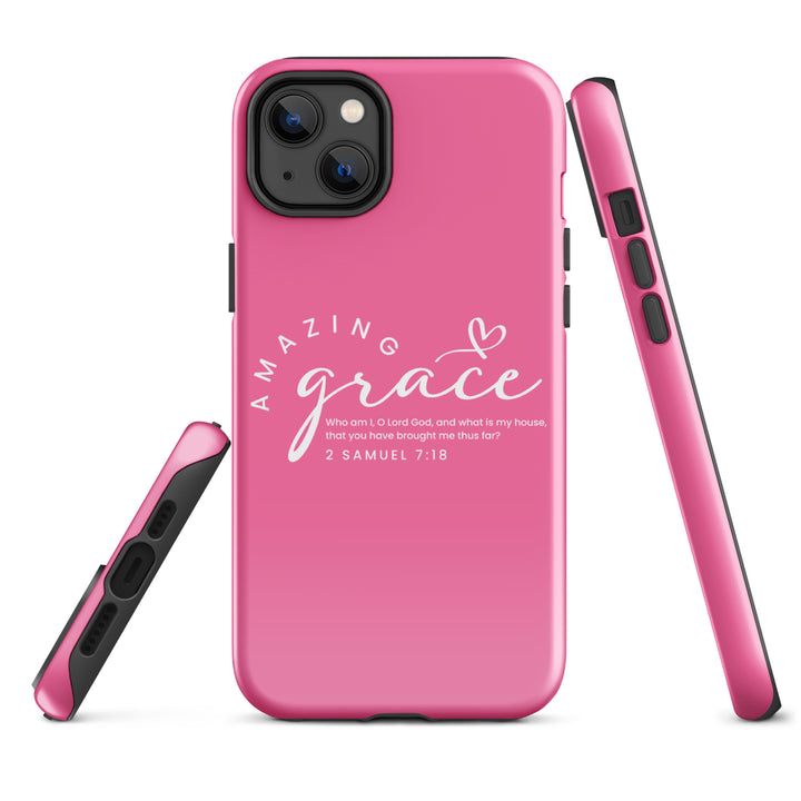 Christian Phone Case Amazing Grace Pink for iPhone® iPhone® Phone Cases   