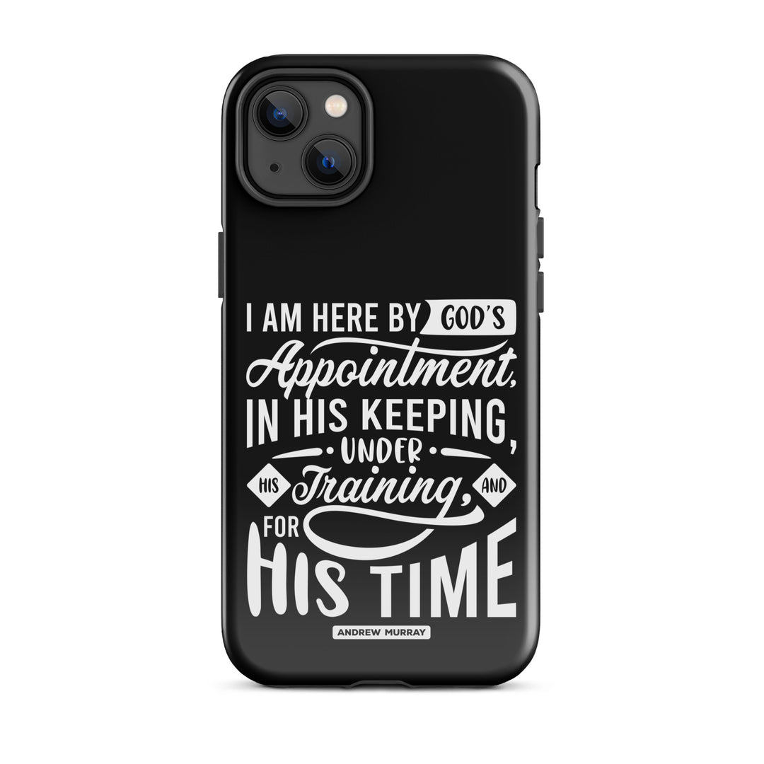 Christian Phone Case His Time Black for iPhone® iPhone® Phone Cases Glossy iPhone 14 Plus 