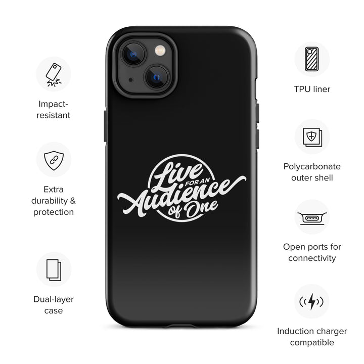 Christian Phone Case Audience of One Black for iPhone® iPhone® Phone Cases   