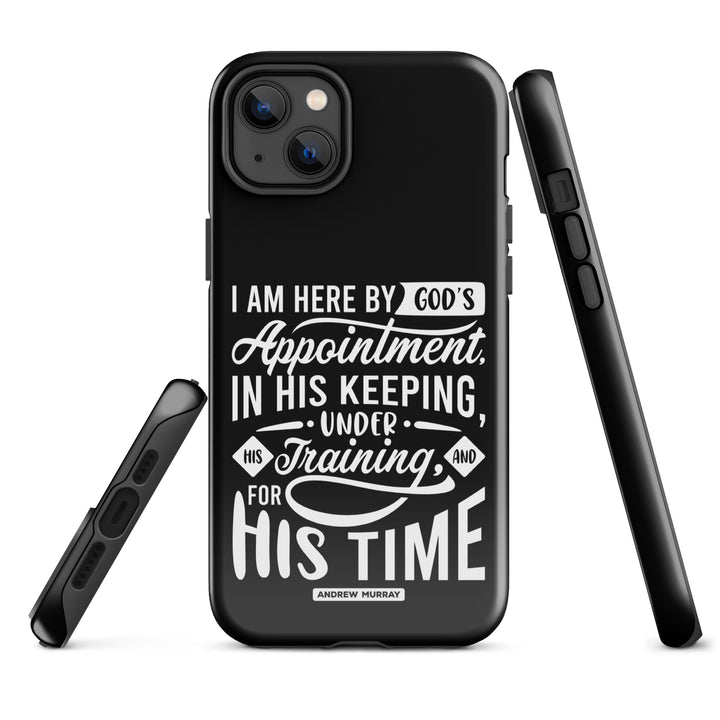 Christian Phone Case His Time Black for iPhone® iPhone® Phone Cases   