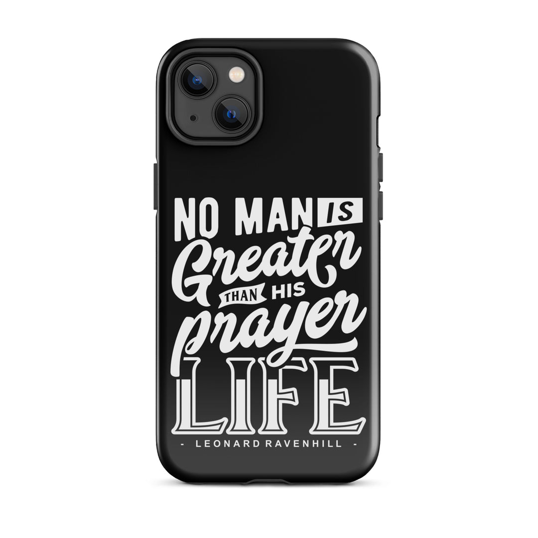 Christian Phone Case Prayer Life Black for iPhone® iPhone® Phone Cases Glossy iPhone 14 Plus 