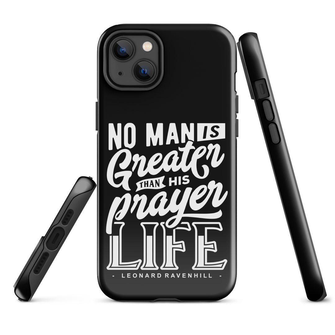 Christian Phone Case Prayer Life Black for iPhone® iPhone® Phone Cases   