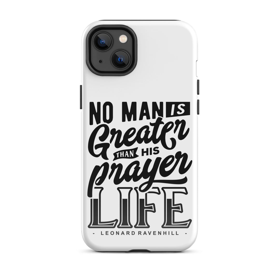 Christian Phone Case Prayer Life White for iPhone® iPhone® Phone Cases Glossy iPhone 14 Plus 