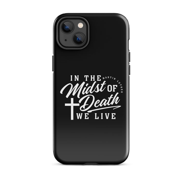 Christian Phone Case Midst of Death Black for iPhone® iPhone® Phone Cases Glossy iPhone 14 Plus 