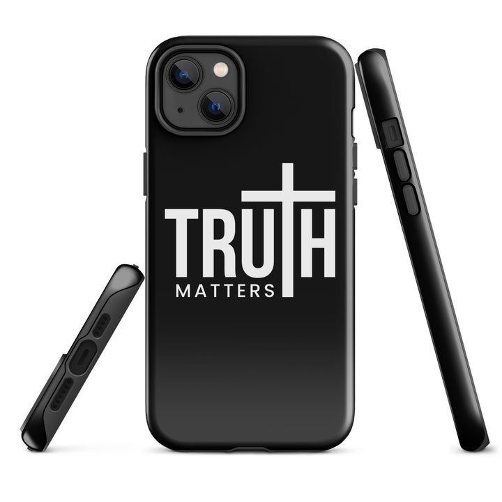 Christian Phone Case Truth Matters Black for iPhone® iPhone® Phone Cases   