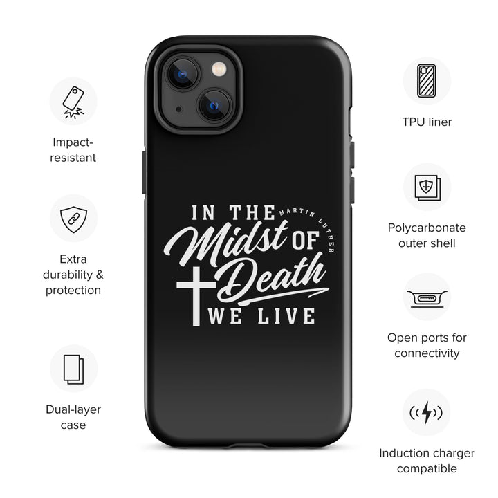 Christian Phone Case Midst of Death Black for iPhone® iPhone® Phone Cases   