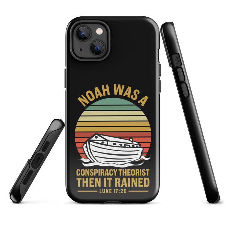 Christian Phone Case Noah Conspiracy Black for iPhone® iPhone® Phone Cases   