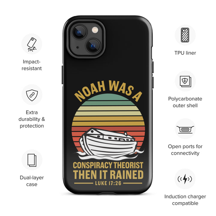 Christian Phone Case Noah Conspiracy Black for iPhone® iPhone® Phone Cases   