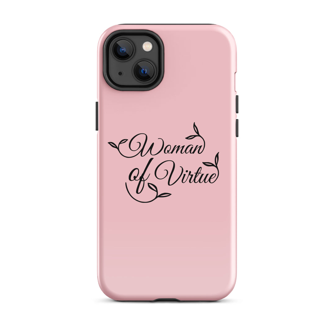 Christian Phone Case Woman of Virtue Pink for iPhone® iPhone® Phone Cases Glossy iPhone 14 Plus 