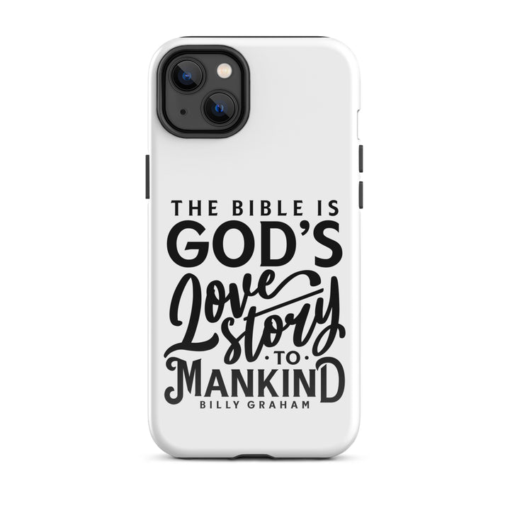 Christian Phone Case God's Love Story White for iPhone® iPhone® Phone Cases Glossy iPhone 14 Plus 