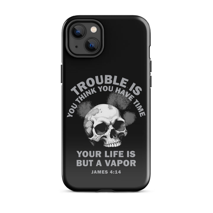 Christian Phone Case Life Is Vapor Black for iPhone® iPhone® Phone Cases Glossy iPhone 14 Plus 